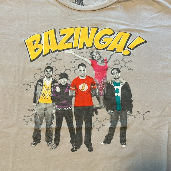Big Bang Theory XL gray shirt. Bazinga!!!!  Unisex - Picture 2 of 4